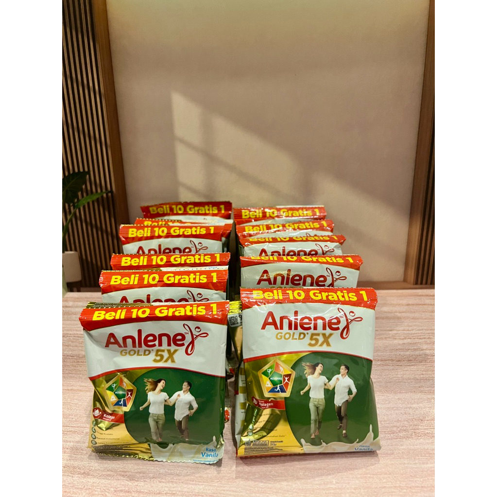 

ANLENE GOLD / ANLENE ACTIFIT SUSU KEMASAN RENCENG ISI 10 BUNGKUS / SACHET