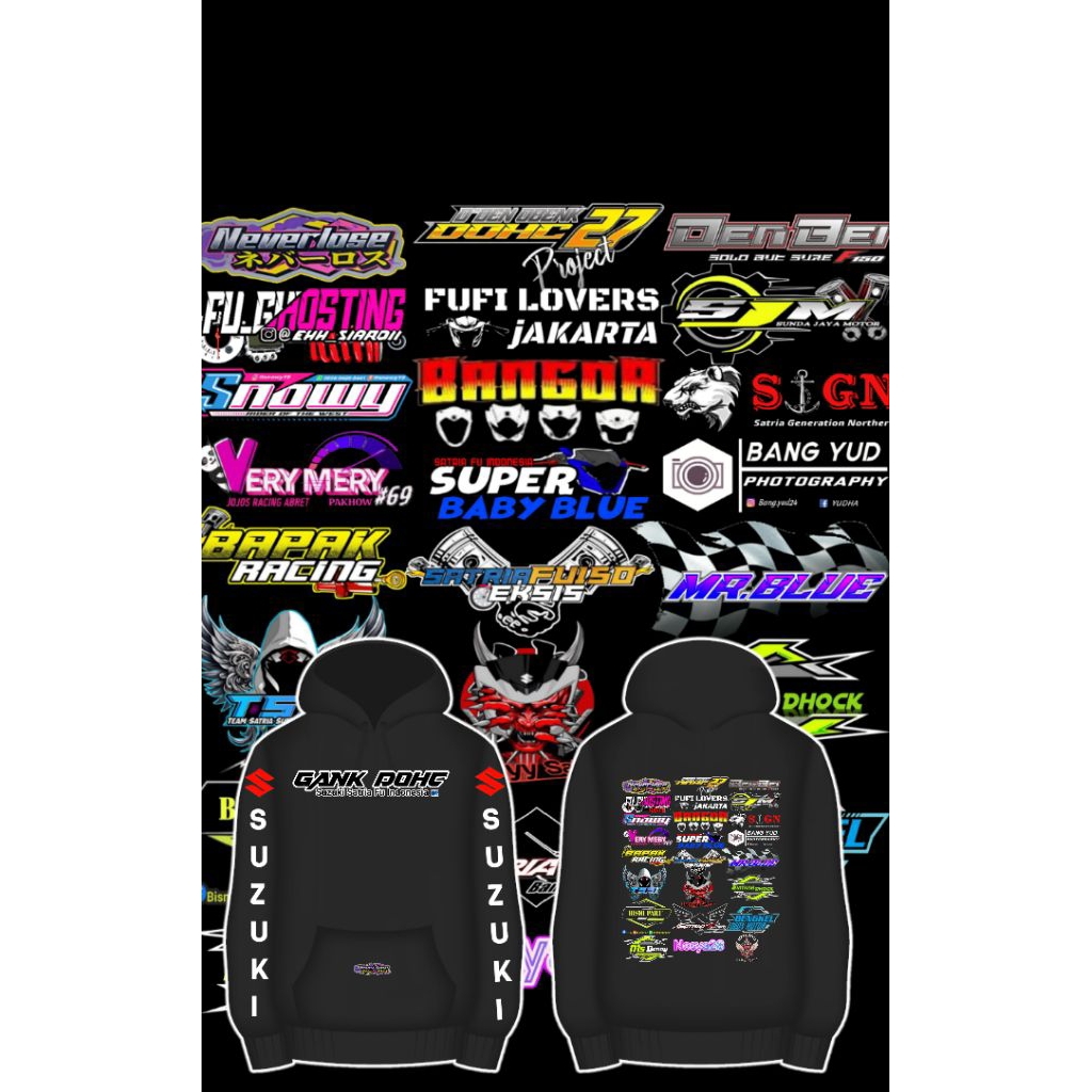 Sweater Hoodie Gank DOHC Team Raider F150
