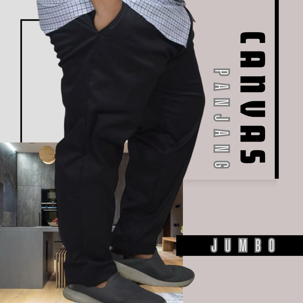 PO 55 O’City Project - Celana Cinos Jumbo Panjang Size 40 - 45 Celana Canvas Premium Big Size