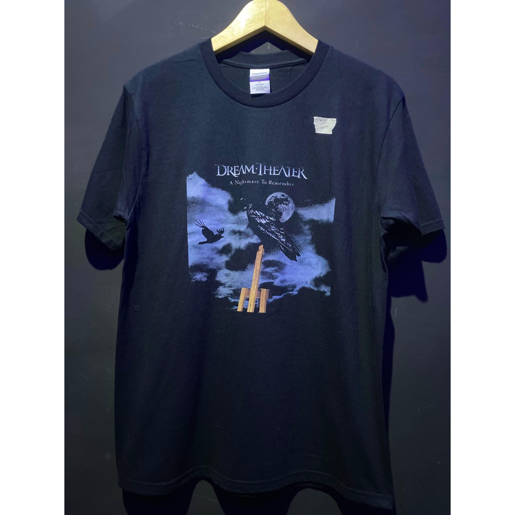 kaos band music DREAM THEATER original official merchandise / buildup tanpa jahitan samping