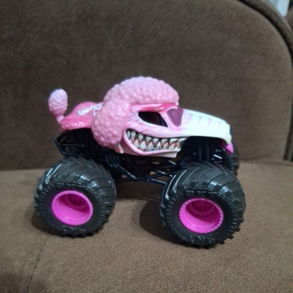 monster mutt poodle monster jam loose pink