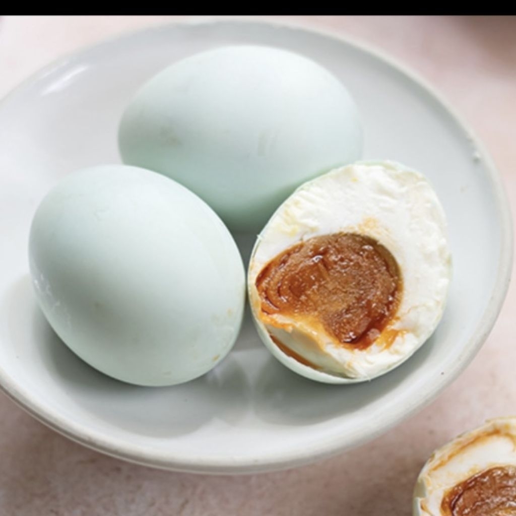 

Telur asin bebek masir OMEGA 3 Size besar berkualitas super trengggalek ISI 3