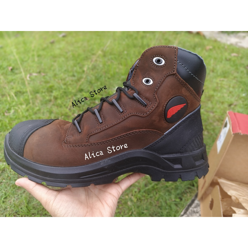 Red Wing Safety Shoes “3228” Size 45 (Baru, Lengkap Kotak) dan Bonus Oil