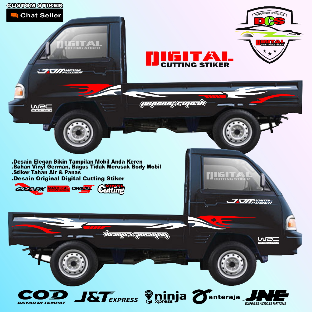 Stiker Cutting Mobil Pickup Futura Stiker  Futura Suzuki Sport Stiker Variasi Mobil Pickup Carry Fut