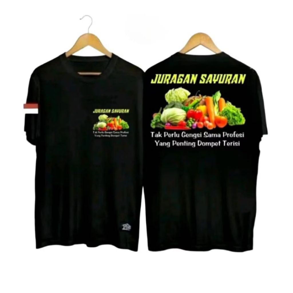 KAOS JURAGAN SAYURAN SEGAR//KAOS PETANI SAYURAN