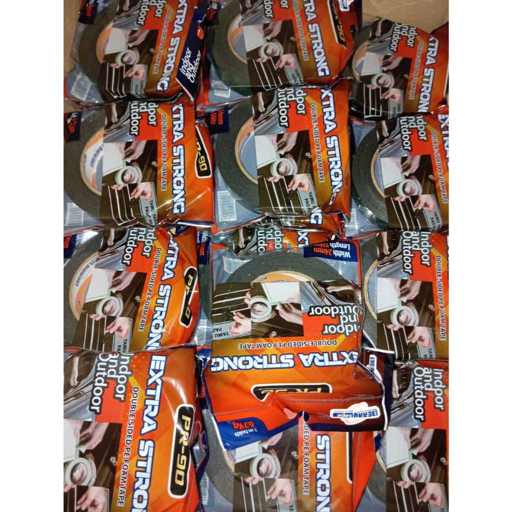 

[PAKET HEMAT 1 KARTON] BERRY Isolasi Double TAPE Spon 24mm x 5m PR-90 Hijau