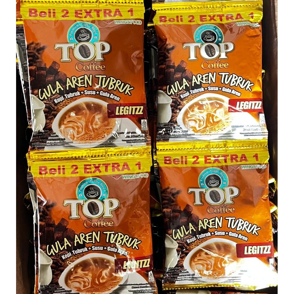 

TOP COFFEE GULA AREN TUBRUK 3in1 LEGITZZ