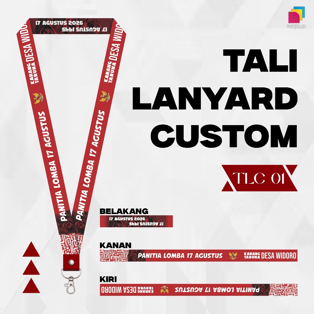 

LANYARD NAME TAG - TALI LANYARD CUSTOM NAMA MURAH - LANYARD ID CARD PREMIUM
