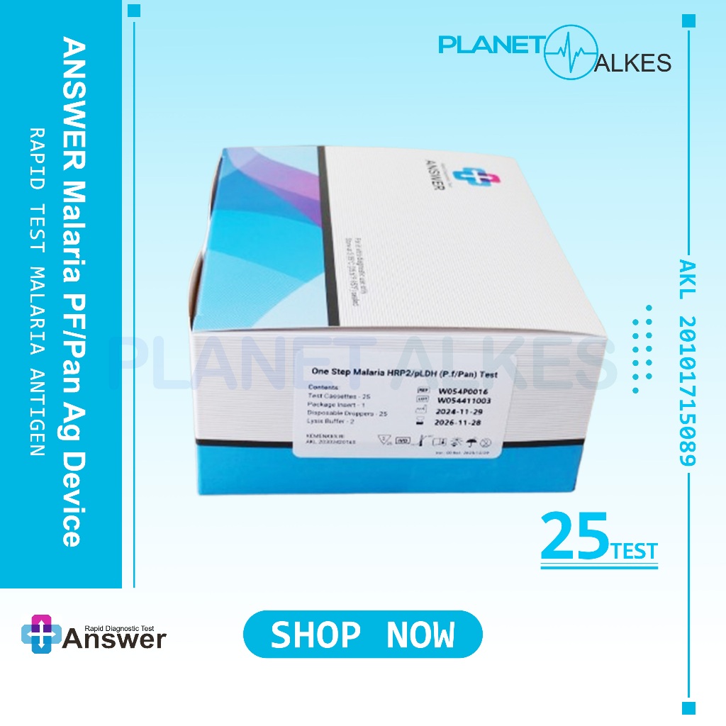 INST ANSWER Malaria PF/Pan Ag Device 25T / Rapid Test Malaria