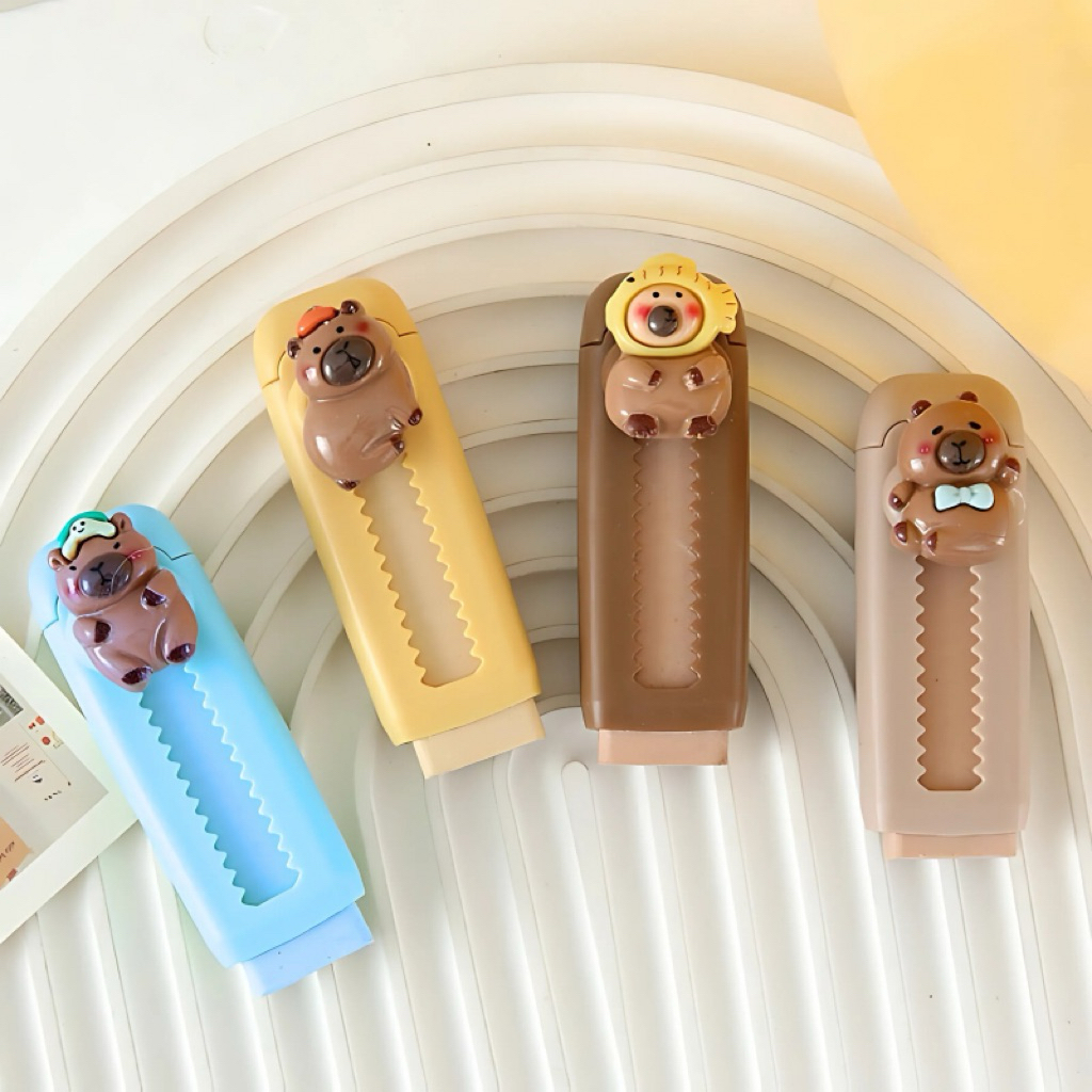 

⭐ PGS ⭐️ Penghapus Cutter Capybara Alat Tulis Sekolah Anak