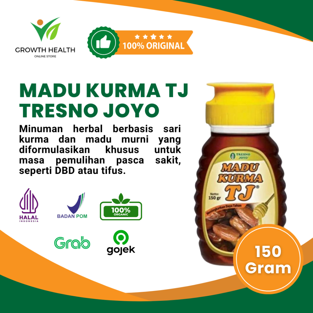 

MADU KURMA TJ TRESNO JOYO 150GR 150 GR