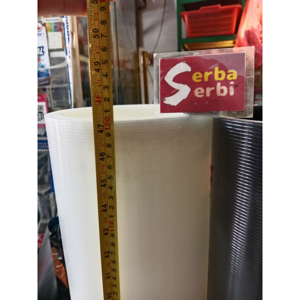 -/METER LEBAR 1.2MTR FIBER PAGAR-Plastik penutup