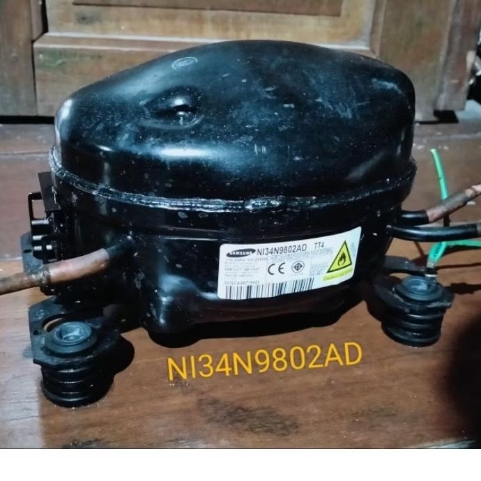 kompresor kulkas samsung inverter NI34N9802AD copotan ori(baca seluruh deskripsi)