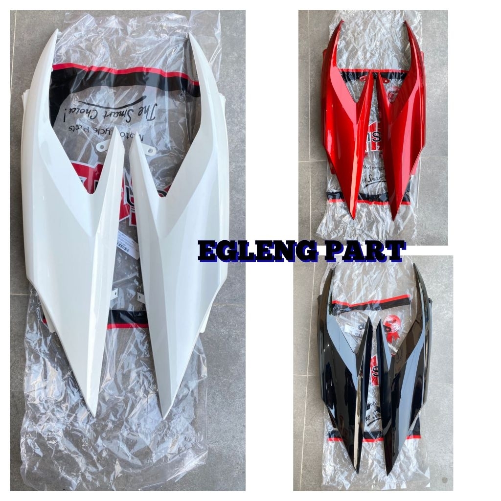 COVER BODY BELAKANG VARIO TECHNO 110 KARBU