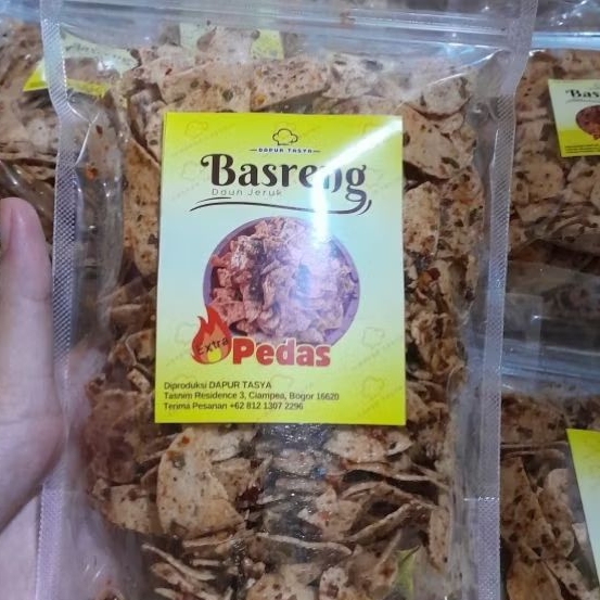 

Basreng Daun Jeruk EXTRA PEDAS 250 Gram Dapur Tasya