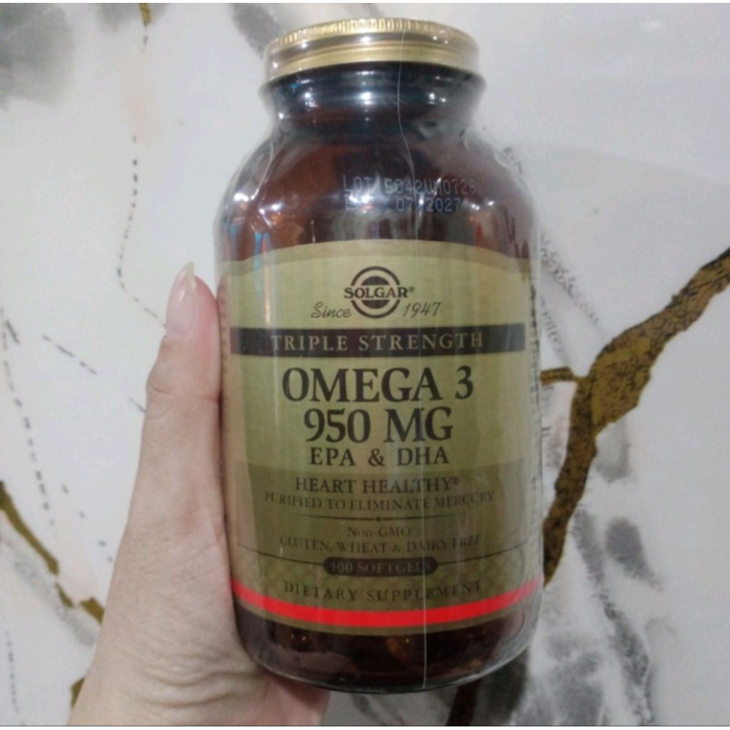 solgar omega 3 950 mg EPA & DHA 100.softgel