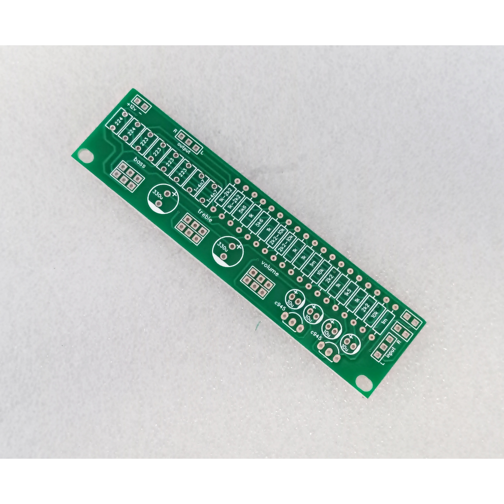 PCB Stereo Tone Control 2 Trasistor