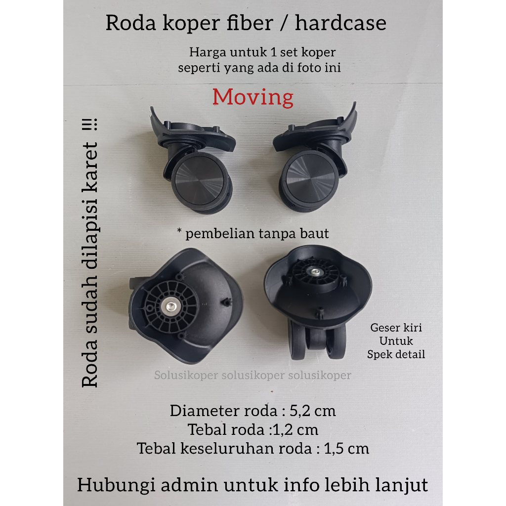 RODA KOPER, RODA KOPER FIBER, RODA DOUBLE WHEEL, RODA KOPER POLO
