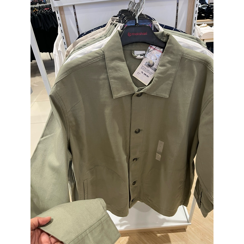 JACKET KATUN KANCING PRIA DEWASA BY ZES MATAHARII STORE