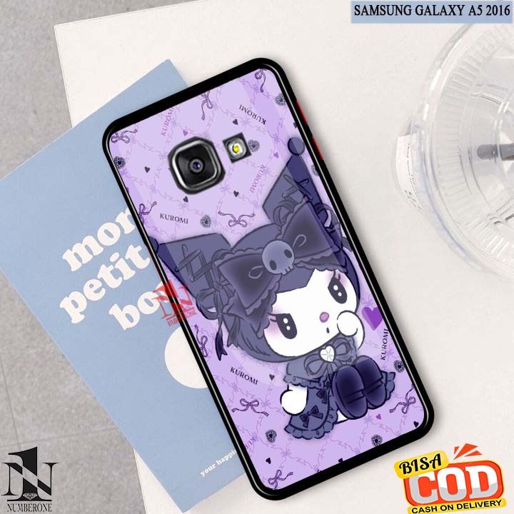 Casing Case Hp Glosy Samsung Galaxy A5 2016 [kuromi] Aneka casing, case, kondom hp, custom case, cas