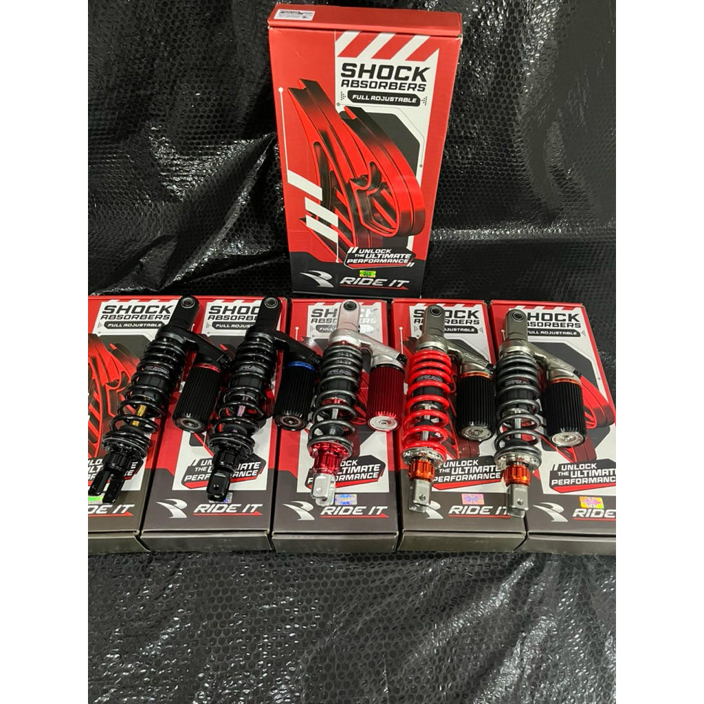 Shock tabung bebek matic RIDE IT GP Premium New stelan double click rebound dan kompresi mio vario a