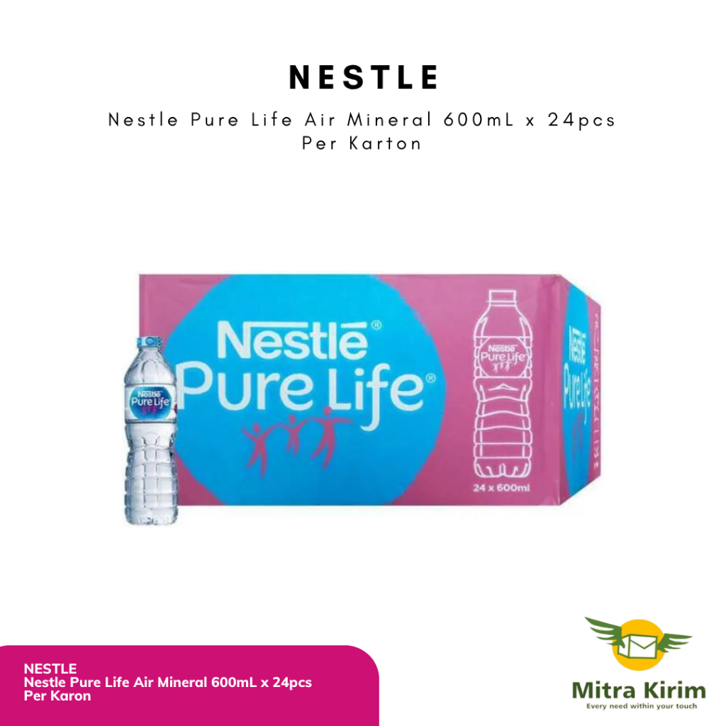 

Nestle Pure Life Air Mineral Kemasan 600ml x 24pcs - PER KARTON