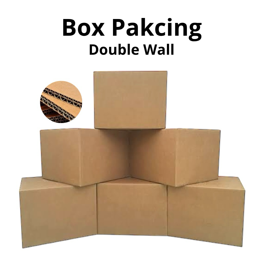 

Box Kardus Packing Double Wall Tebal ukuran 20x20x15
