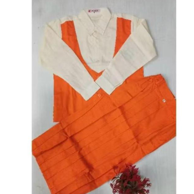 BAJU SERAGAM  PANJANG ROMPI LENGKET UNTUK TK DAN PAUD WARNA HIJAU