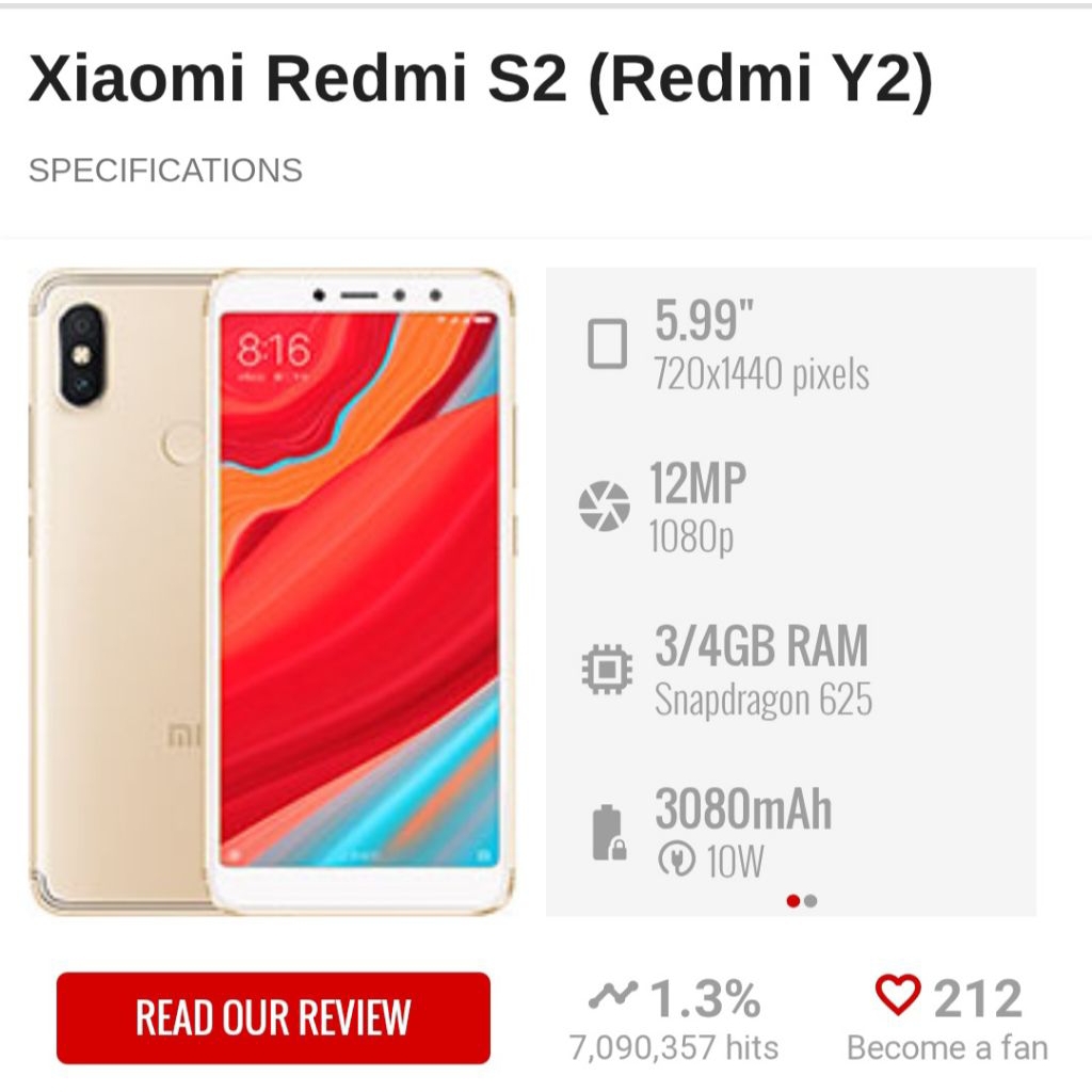 Xiaomi S2 ram 3/32 finggerpint second pemaikan normal