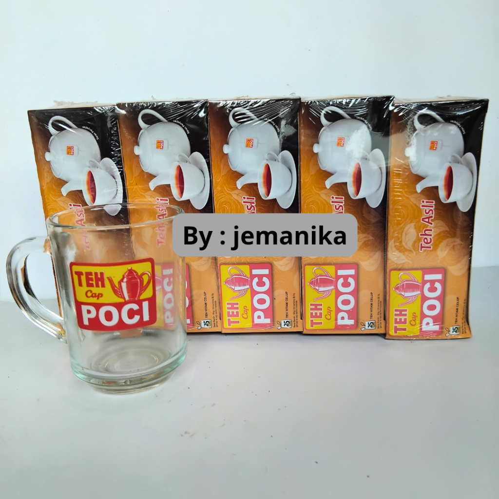 

[FREE GELAS] [FREE TOPLES] Teh Celup Poci Teh Cap Botol Hijau