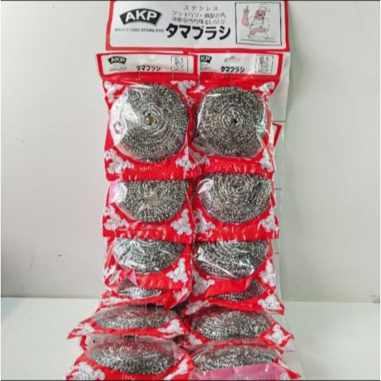 1papan (12pcs) Sabut kawat /Spon besi cuci piring akp 40gram