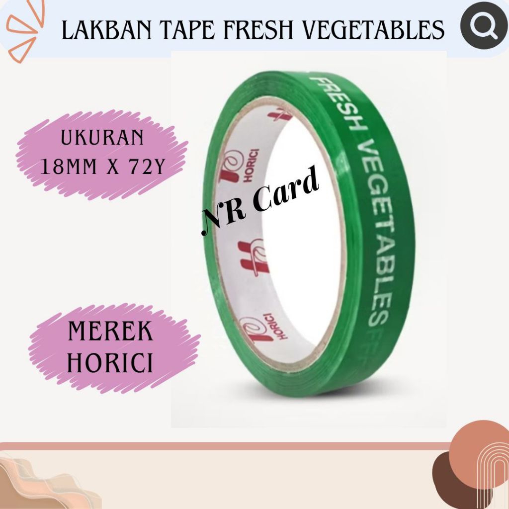 

HORICI ISOLASI BUAH / SAYURAN || UK 18 Mm x 72 Yard