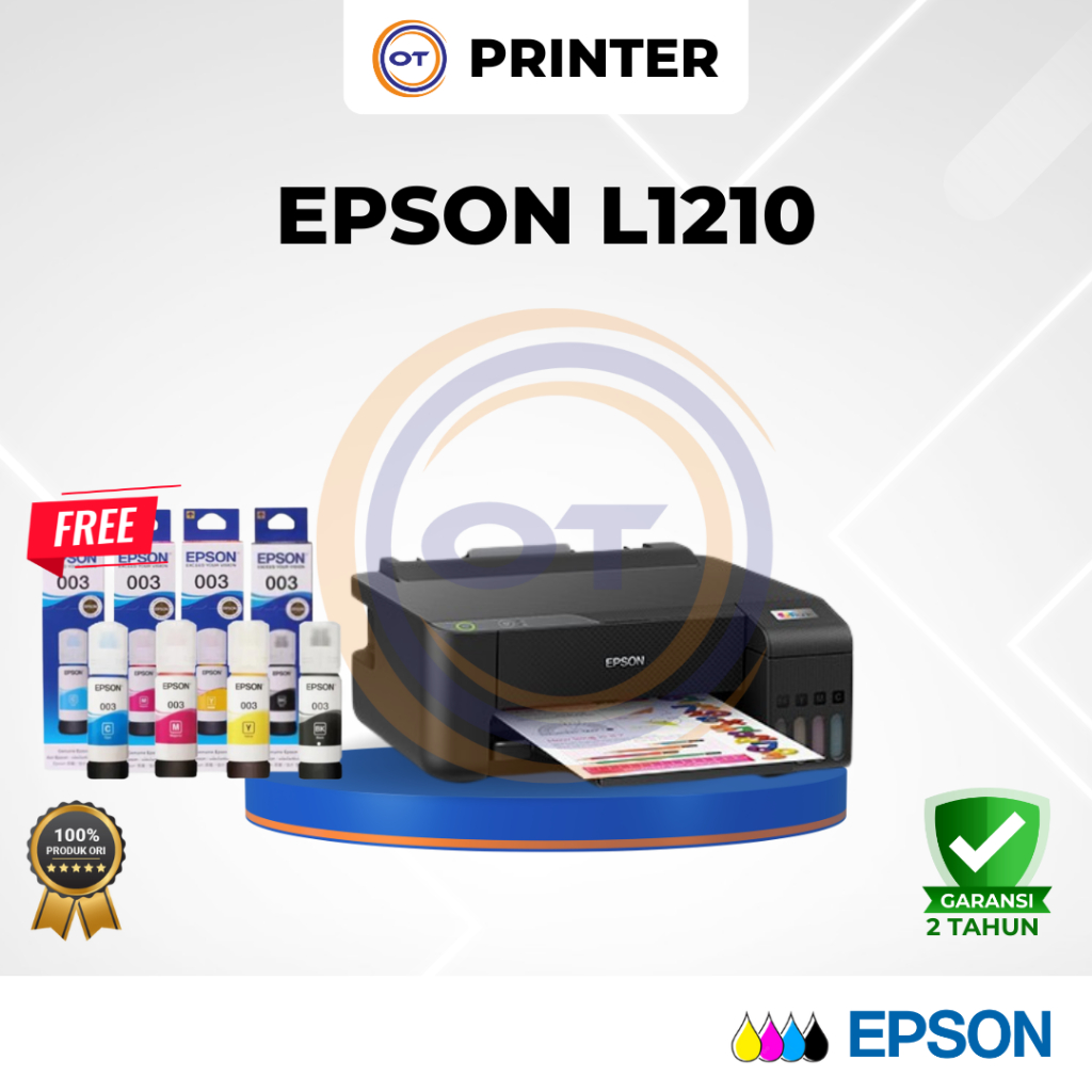 Printer Epson L1210 - Pengganti Epson L1110 Garansi Resmi Gratis Tinta Ori