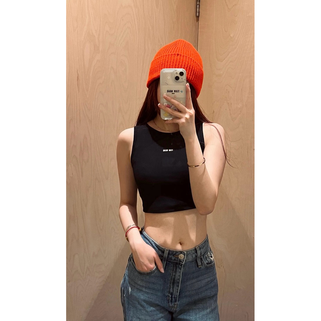 TEAM WANG JACKSON WANG Halter Top Summer Outfit Baju dwp