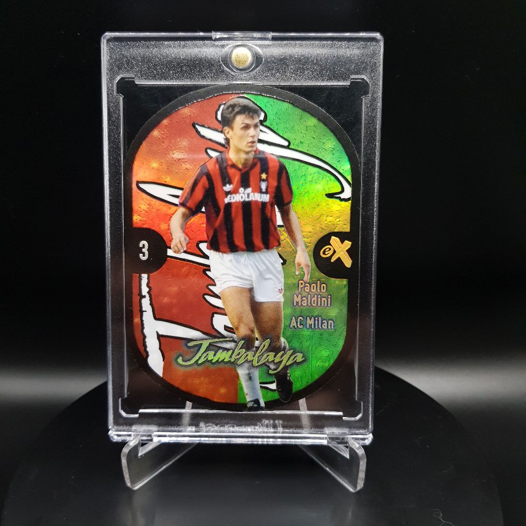 154. Kartu Bola - Custom Card 2006-2007 Fleer E-X Jambalaya #JPM Paolo Maldini