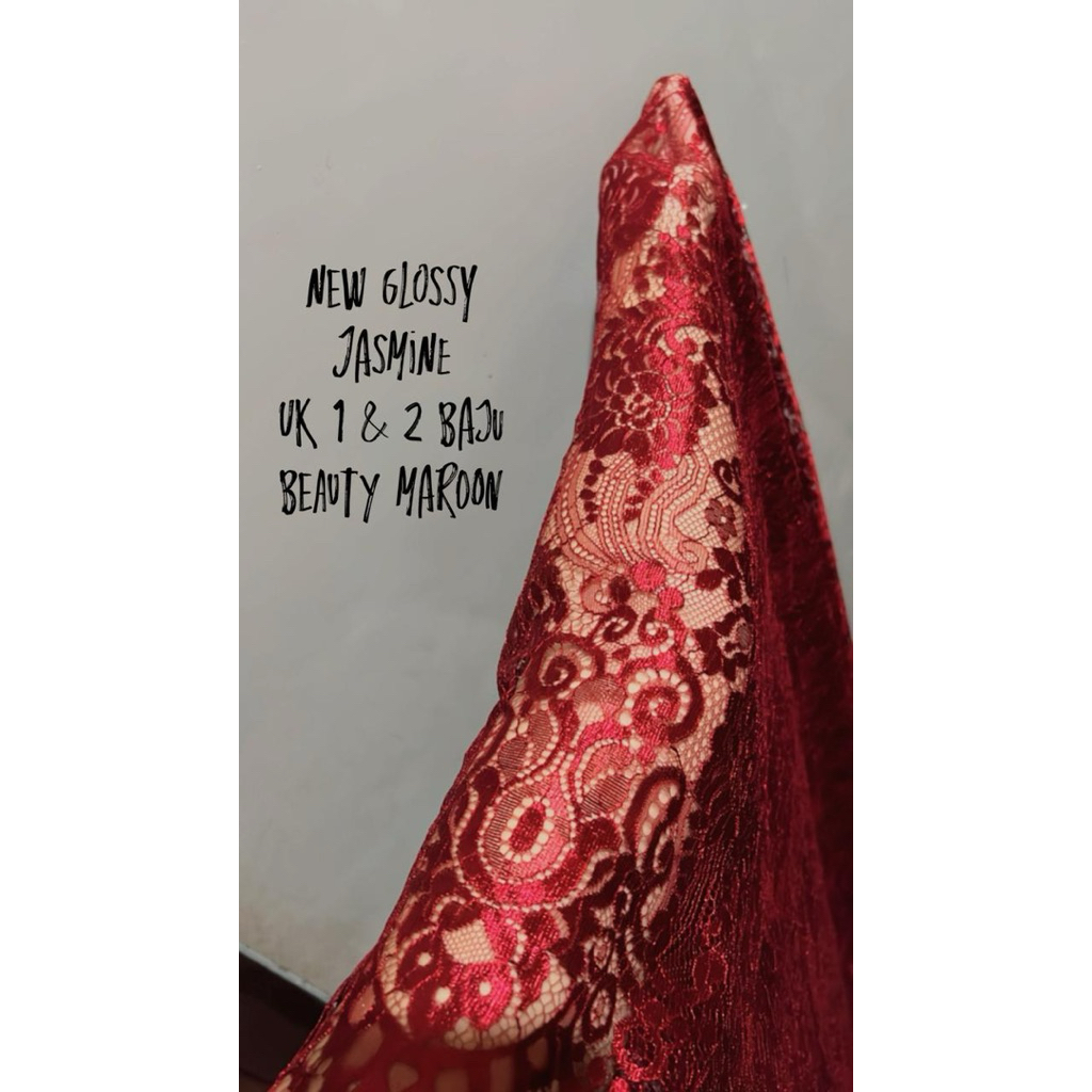 new kain kebaya glossy Jasmine