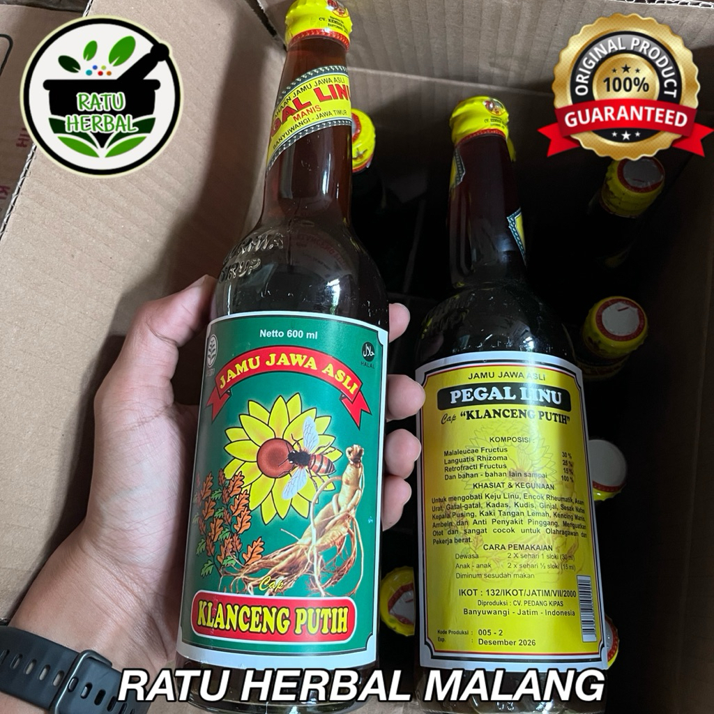 

Jamu Klanceng Putih Botol Kaca 100% Original