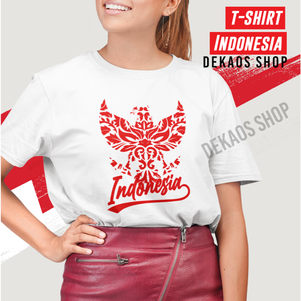 KAOS MERAH PUTIH AGUSTUSAN KAOS 17 AGUSTUS PRIA WANITA ANAK BAJU AGUSTUSAN KAOS INDONESIA 17 AGUSTUS