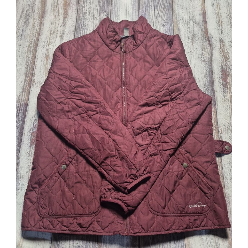 Jaket Tracking Windbreaker Eddie Bauer Second Branded