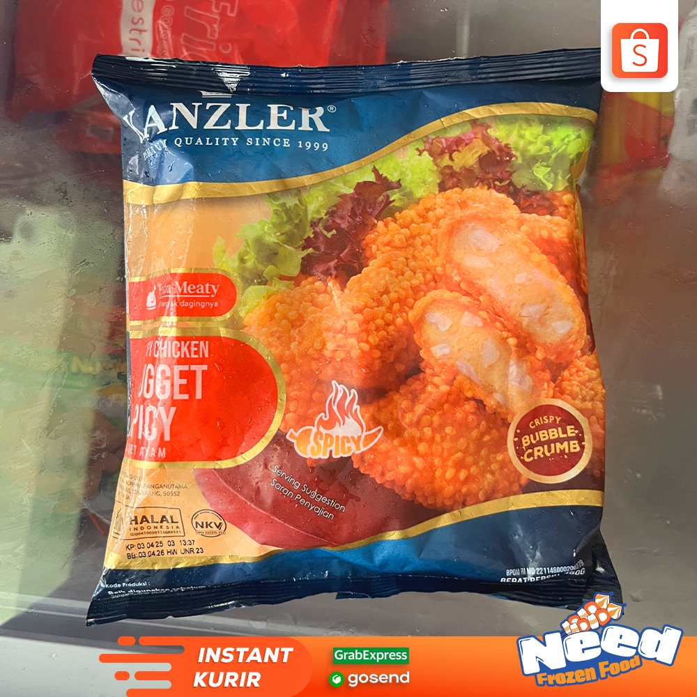 

KANZLER NUGGET SPICY AYAM | NAGET KANZLER AYAM PEDAS 450GR
