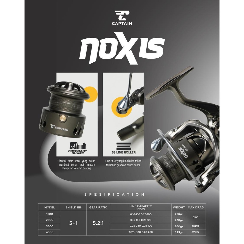 Reel Spinning CAPTAIN NOXIS SW