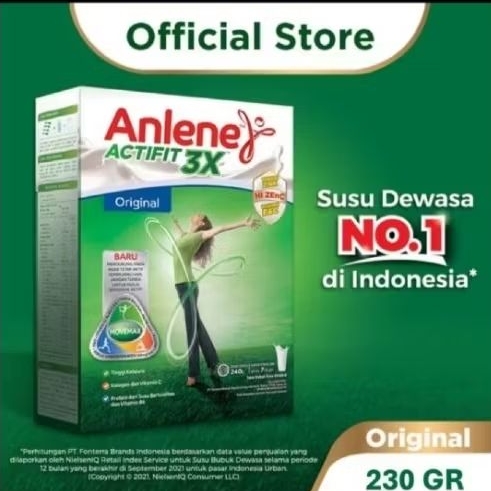 

ANLENE ACTIFIT 3X ORIGINAL 240GRAM