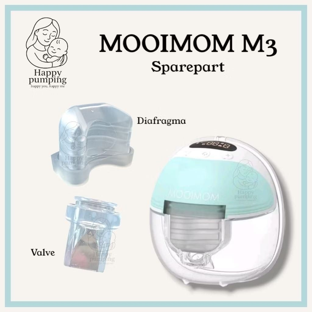 Mooimom M3 Sparepart / Sparepart Pompa Asi Mooimom M3 / Valve mooimom m3 / Diafragma Mooimom M3 / ka