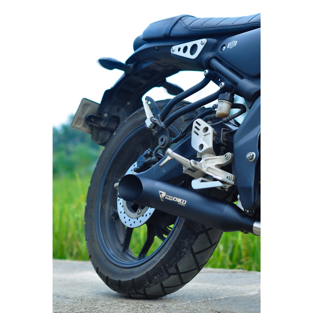 Knalpot yamaha xsr 155 full sistem - knalpot xsr 155 custom