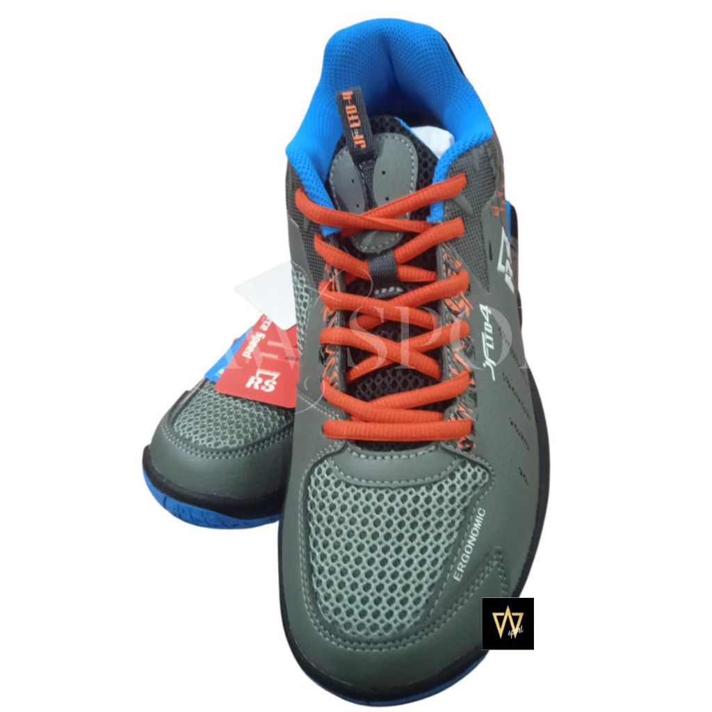 Sepatu Badminton RS Jf Ltd 4 Abu Tua Badminton shoes