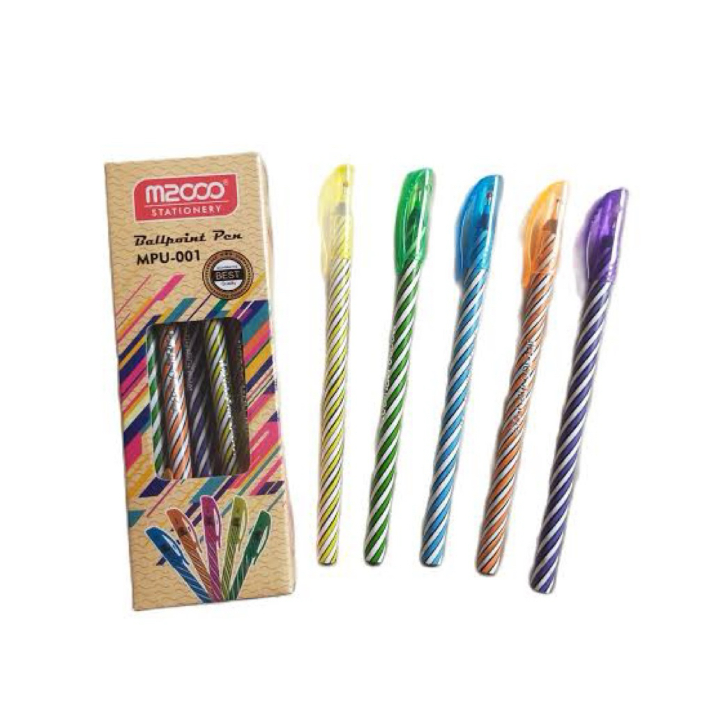 

1 pack Pulpen Hitam Pen M2000 Ballpoint Spiral Hitam Pena Tinta Hitam Pulpen Anak Sekolah Murah