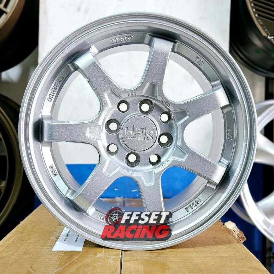 Velg HSR R15 Mobil Agya Ayla Brio Datsun Avanza Livina Velg Mobil HSR BOROKO TJH Ring 15