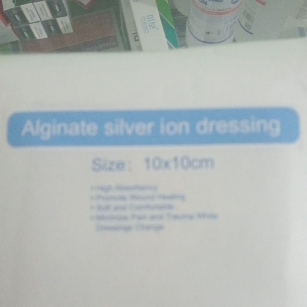 alginate silver dressing, alginate perak, alginate Plus Ag