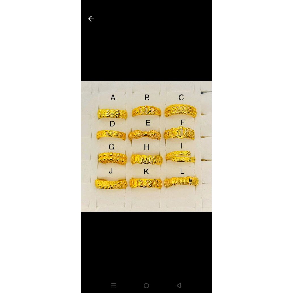 cincin emas 1 gram dana 1jt