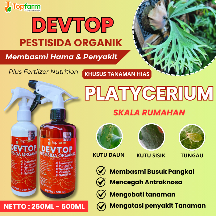 Obat Semprot Tanaman Platycerium/ Pestisida Organik Tanaman Platycerium/ Obat Semprot Hama Tanaman P
